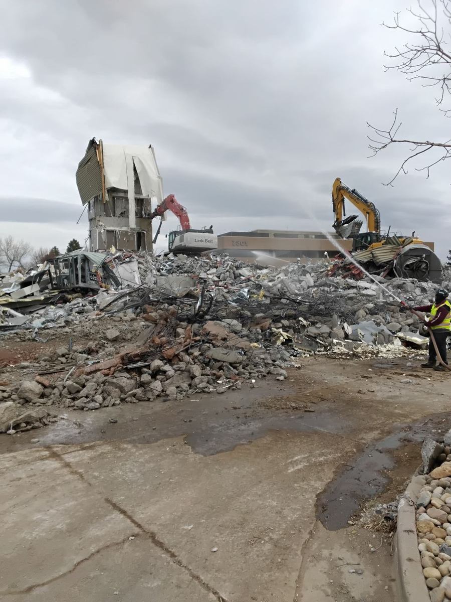 Commercial structural demolition