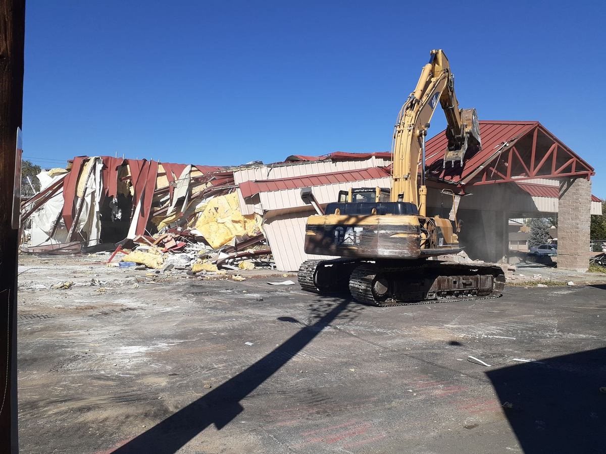 Commercial building demolition
