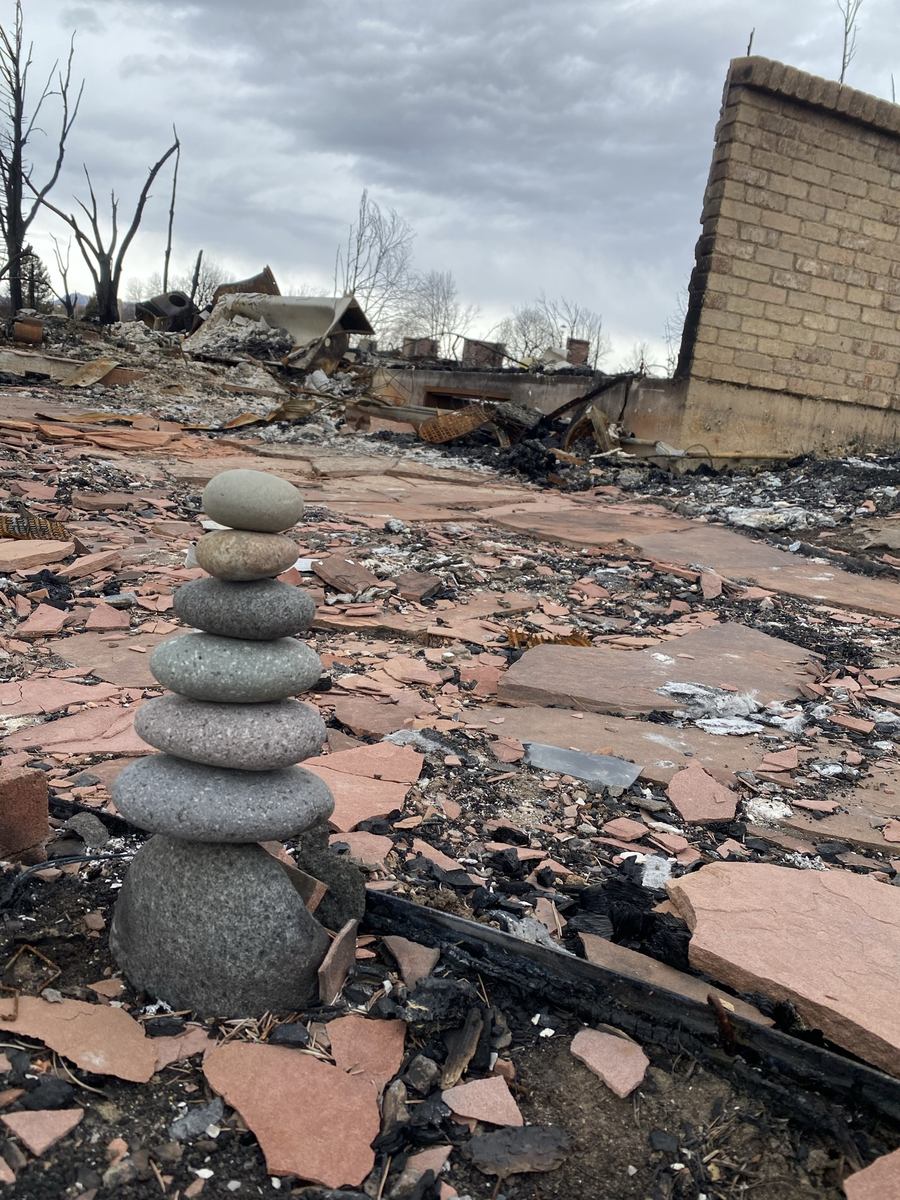 Cleared lot along a Louisville street during recovery