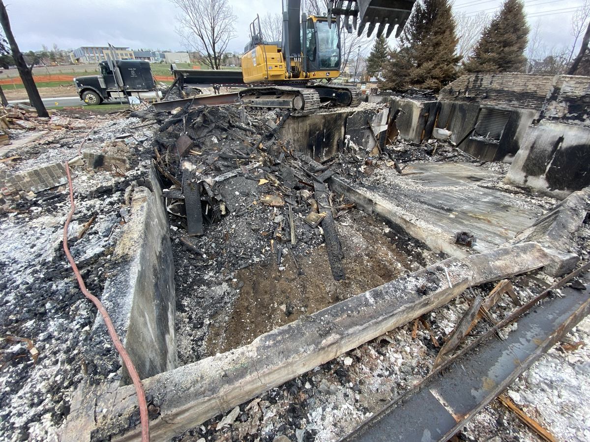 Cleared residential lot ready for rebuild